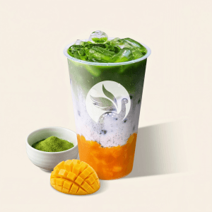 Mango Matcha Latte